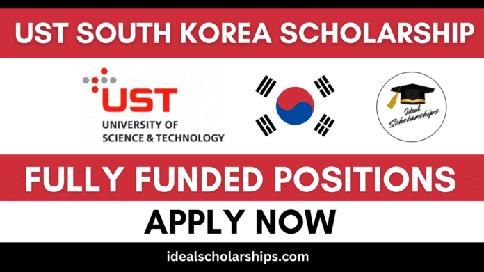 UST South Korea Scholarship for Fall 2025