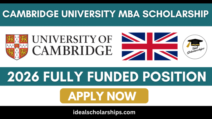 Cambridge University MBA Scholarship 2026