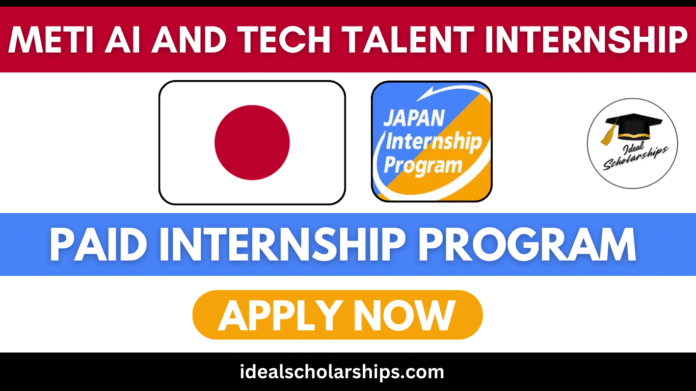 METI AI and Tech Talent Internship 2025 in Japan