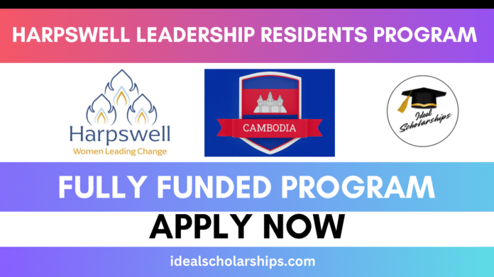 Women participating in Harpswell Leadership Residents Program 2026 in Cambodia, teaching and mentoring young female leaders in a cross-cultural setting.