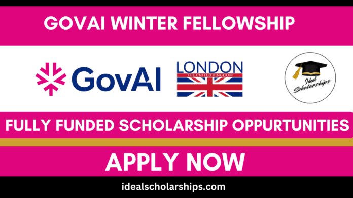 GovAI Winter Fellows collaborating in a modern office in London, UK during the 2026 AI governance program