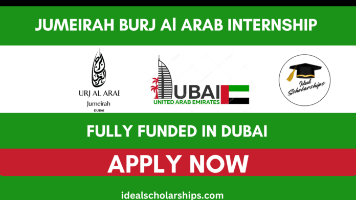 Interns gaining professional experience at Burj Al Arab Hotel in Dubai during the 2025 fully funded internship program.