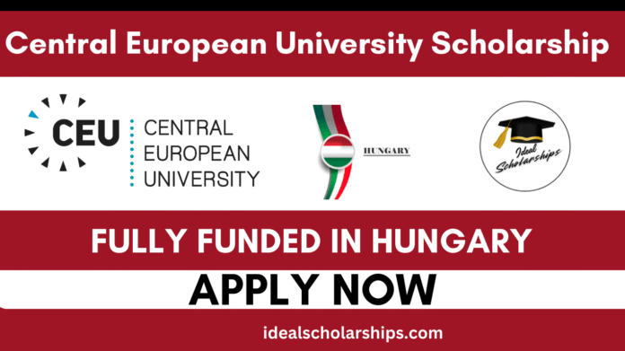 Central European University Scholarship 2026 in Hungary – fully funded for international students