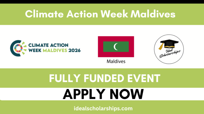 Climate Action Week Maldives 2026 – Fully Funded International Summit