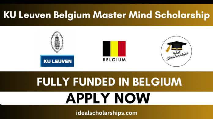 International student studying at KU Leuven Belgium under the Master Mind Scholarship