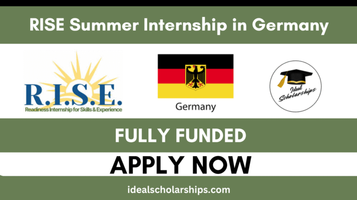 RISE Summer Internship 2026 in Germany – Fully Funded Research Program