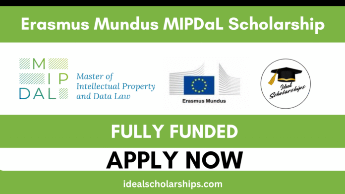 Erasmus Mundus MIPDaL Scholarship 2026/28 in Europe