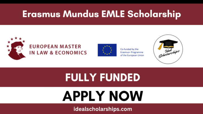 Erasmus Mundus EMLE Scholarship 2026–2028 – Fully Funded Master’s in Law and Economics in Europe