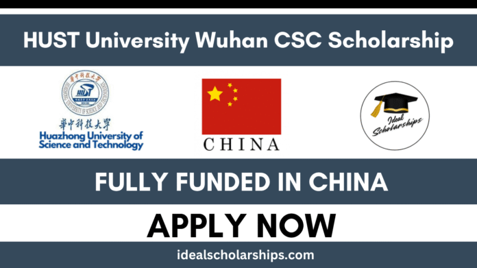HUST University Wuhan campus building in China representing the CSC Scholarship 2026