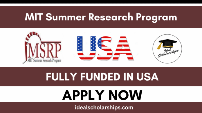 MIT Summer Research Program 2026 at MIT University USA – Fully funded research internship for international and U.S. students.