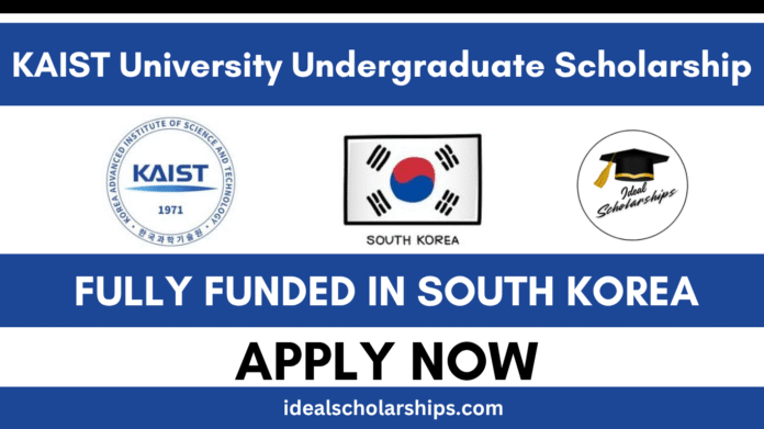 International students studying at KAIST University campus in South Korea.
