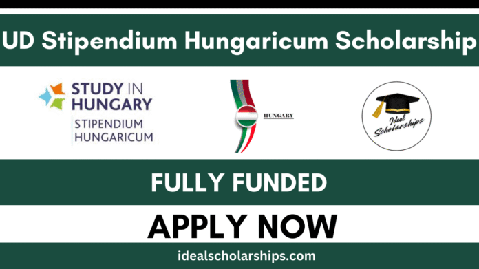 International students at the University of Debrecen campus applying for the UD Stipendium Hungaricum Scholarship 2026.