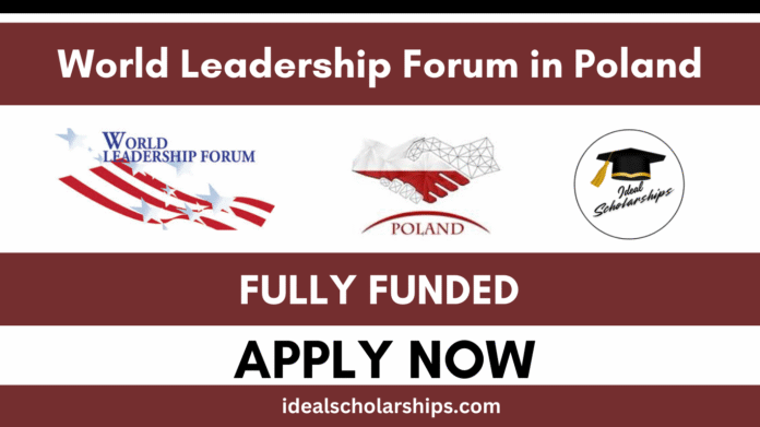 Young global leaders participating in a leadership forum in Poland in 2026.