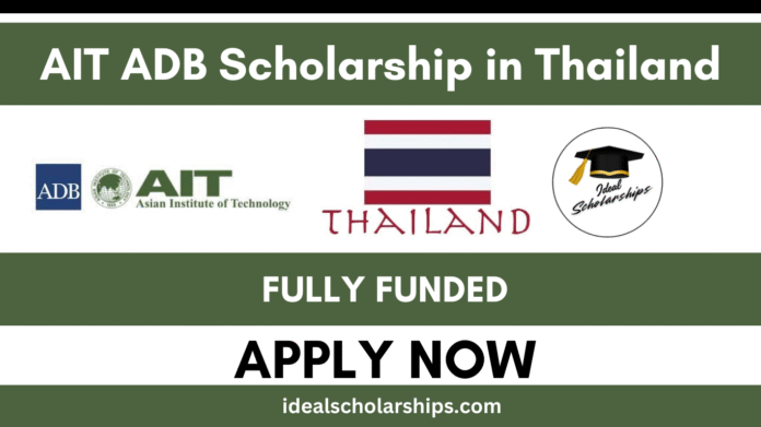 2026 AIT ADB Scholarship in Thailand – Fully Funded Master’s Program