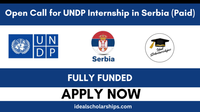 UNDP Internship 2026 in Serbia for international students and graduates